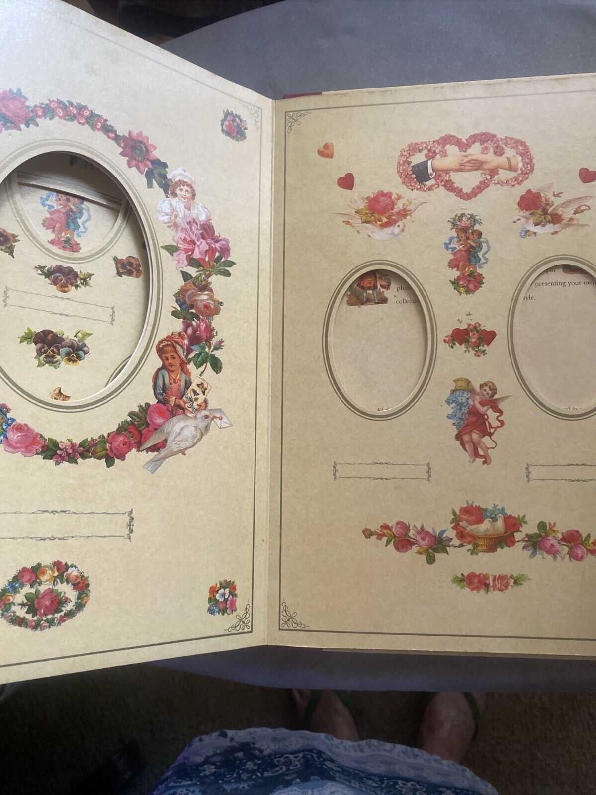 VICTORIAN Photograph Album 1996 Joanna Lorenz Roses Annes Publishing NEW HC