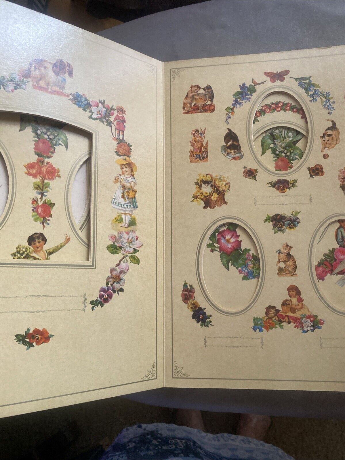 VICTORIAN Photograph Album 1996 Joanna Lorenz Roses Annes Publishing NEW HC