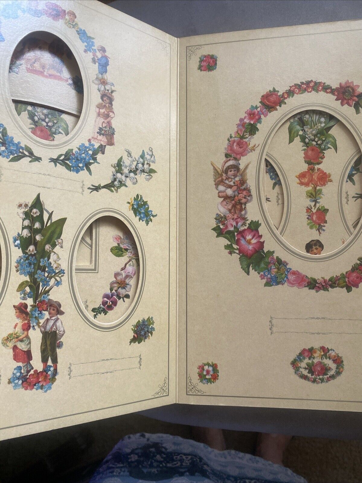 VICTORIAN Photograph Album 1996 Joanna Lorenz Roses Annes Publishing NEW HC