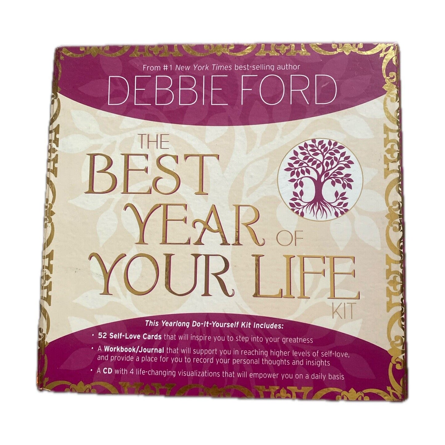 The Best Year of Your Life Kit DEBBIE FORD Cards Workbook Journal & CD Open Box