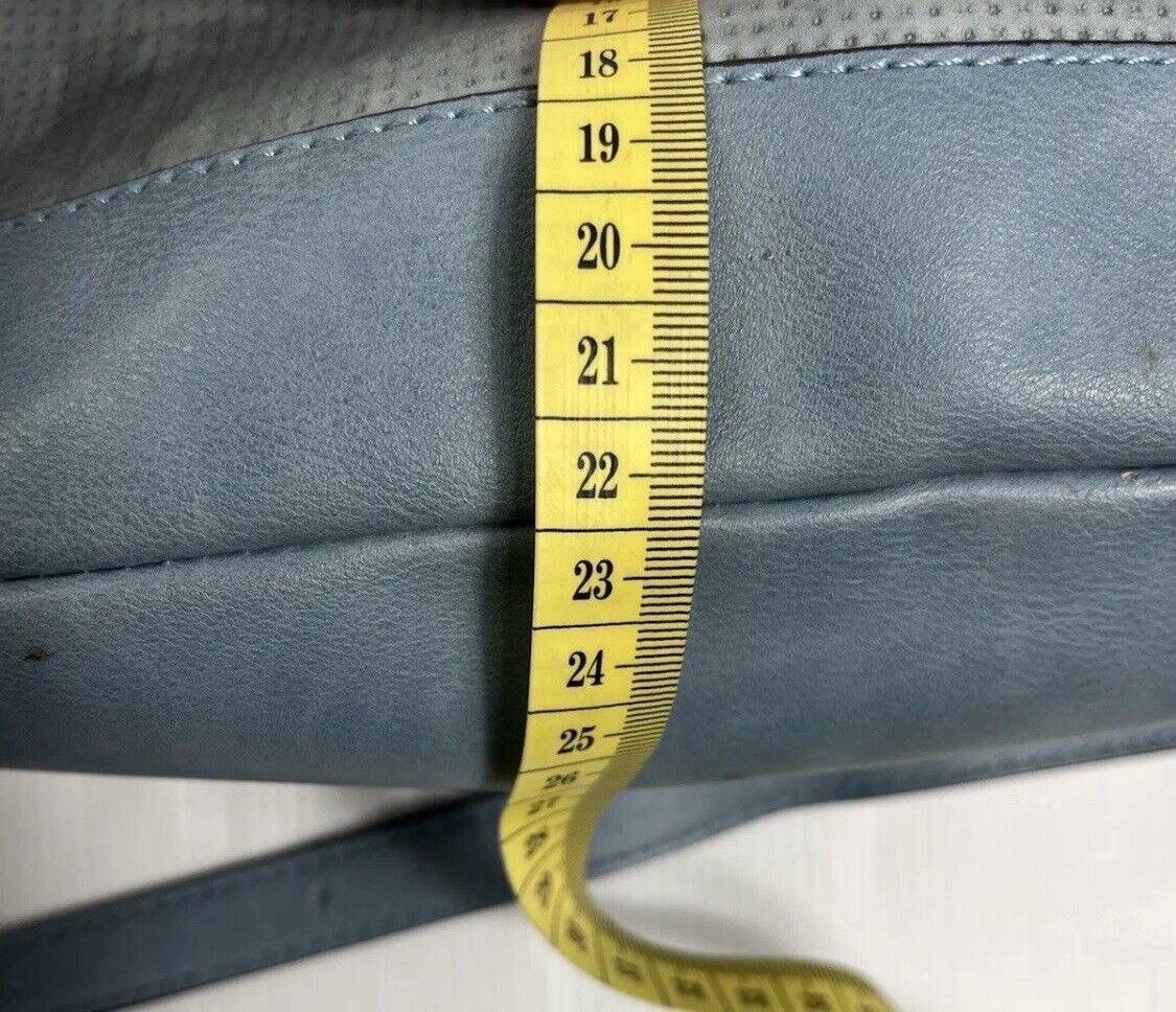 Cellini Sport Ladies Chambray Denim Blue Look Colour Handbag Minor Wear To Edges
