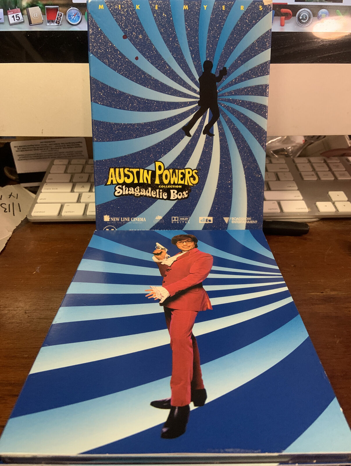 AUSTIN POWERS COLLECTION SHAGADELIC 2010 Boxed Set Slip Cover 3 Disc DVD
