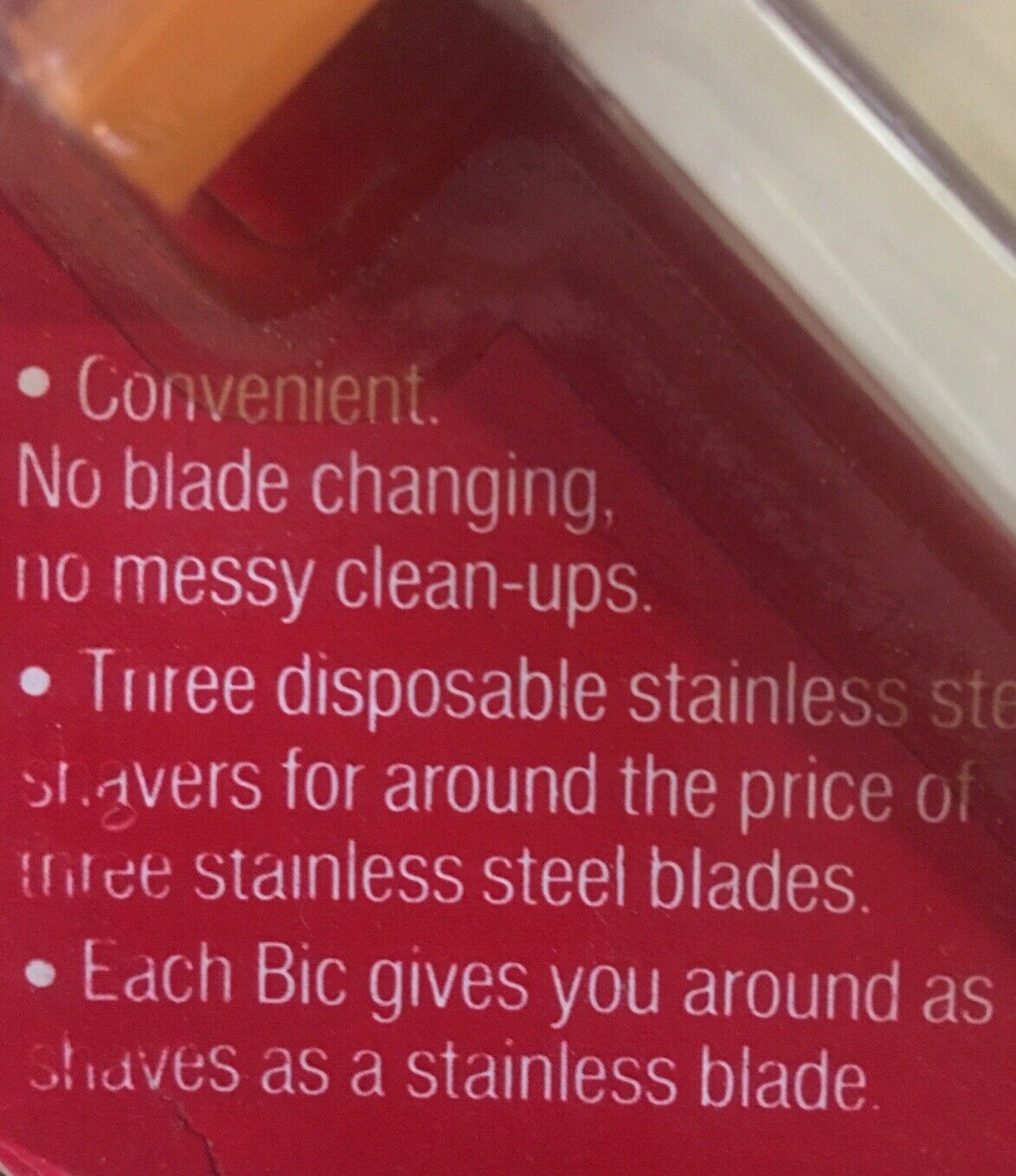 1980s BIC DISPOSABLE SHAVER 3 Pack Razors Sealed In Blister Pack DeadStock NEW