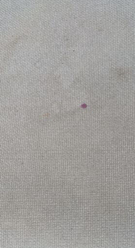 Vintage Dressing Table Stool Chair Spring Base Bedroom White Scroll Legs Rustic