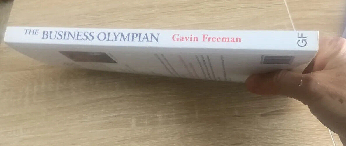 Gavin Freeman THE BUSINESS OLYMPIAN OVERCOMING HURDLES PB Book 2008 Autographed