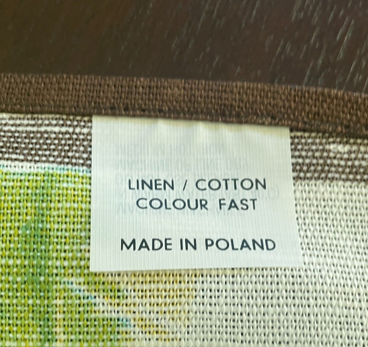 Tea Towel Winton QLD Waltzing Matilda Lyrics Linen Cotton Souvenir Australia NOS