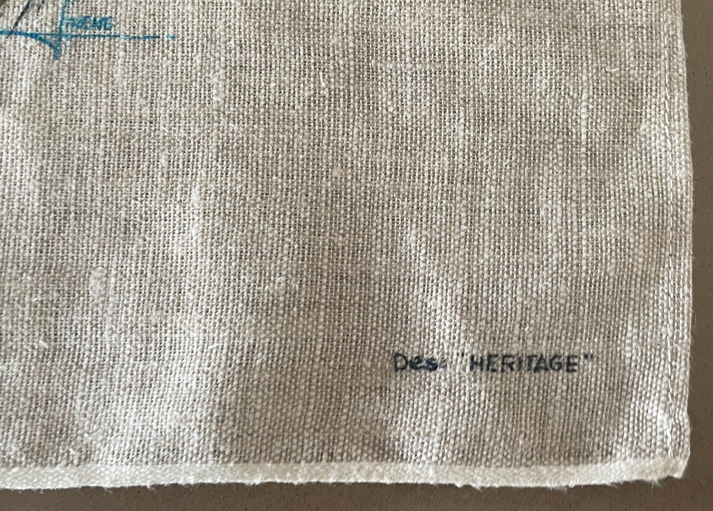 Vintage Tea Towel Souvenir NEW ZEALAND MAORI Print NEW Unused Heavy