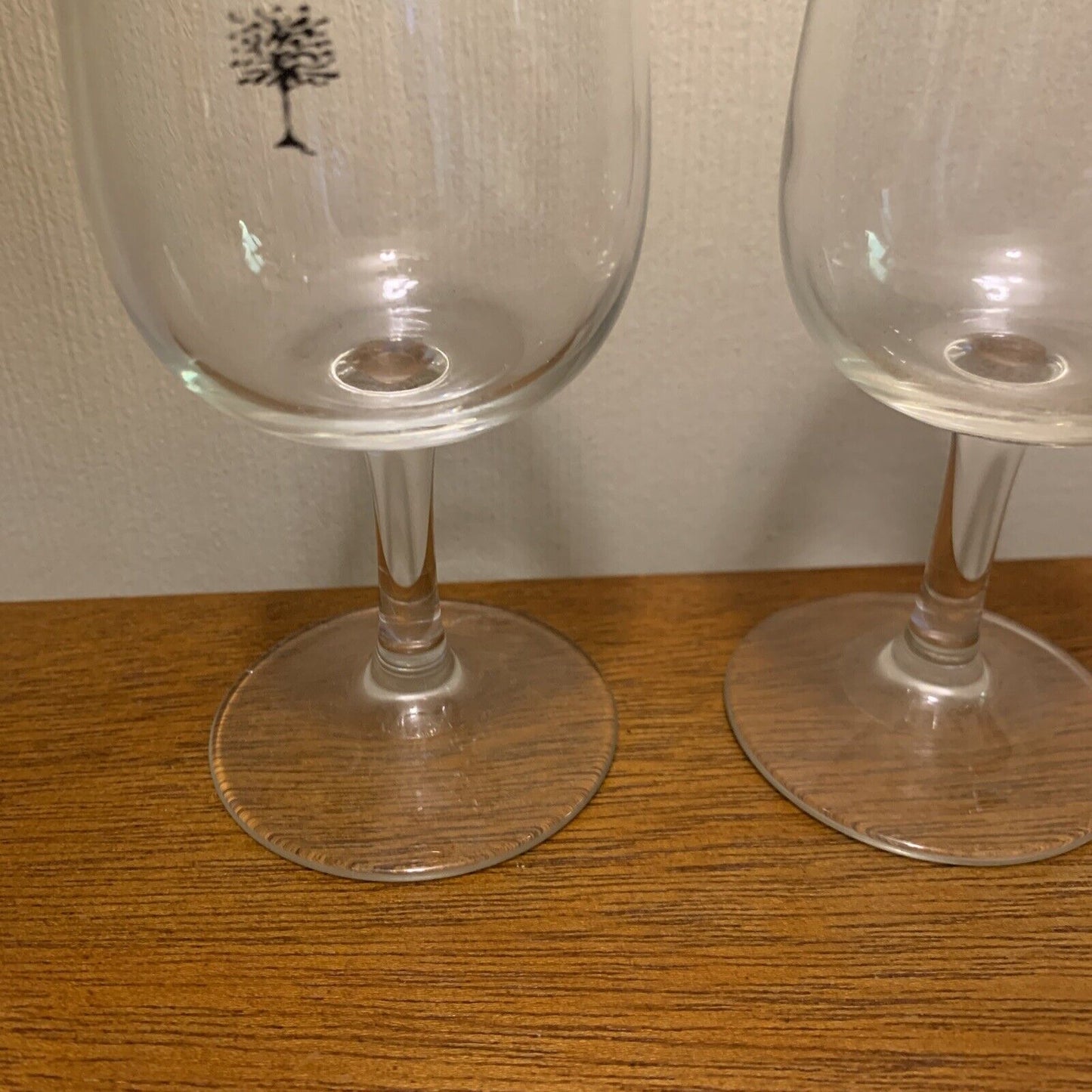 2 TEMPUS TWO Flute Glass Logo Stem 200ml Wine Bubbly Tealight Lisa McGuigan NEW