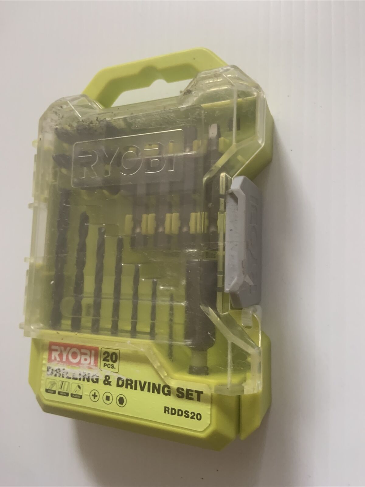 RYOBI 20 Piece Set Drilling | Driving Set RDDS20 Black Oxide in Storage Case NEW