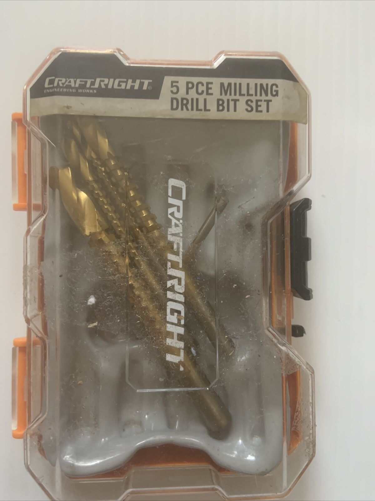 CRAFTRIGHT MILLING DRILL BIT SET 5 Piece - Specs Last Pic NEW Sealed Box Tools