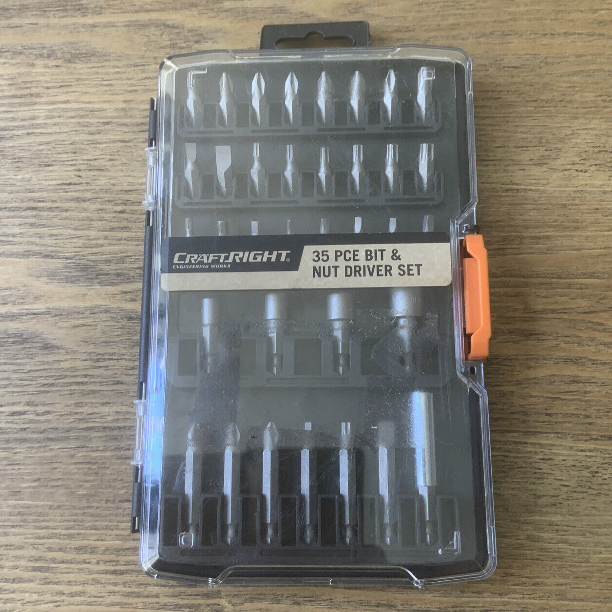 CRAFTRIGHT BIT & NUT DRIVER SET 35 Piece see Specs Last Pic NEW Sealed Box Tools