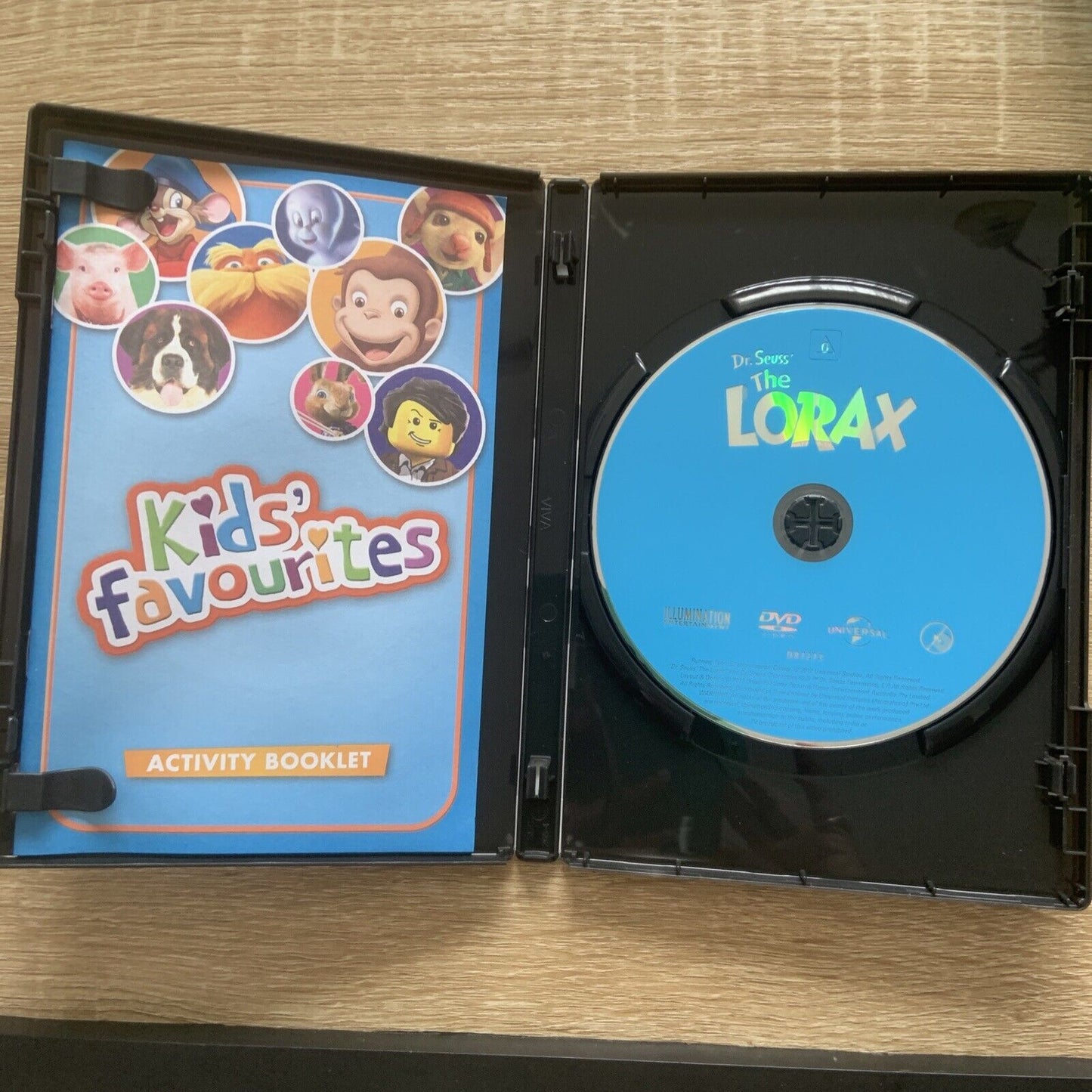 DVD DR SEUSS The Lorax Danny DeVito Helms Zac Efron Taylor Swift Animated Movie