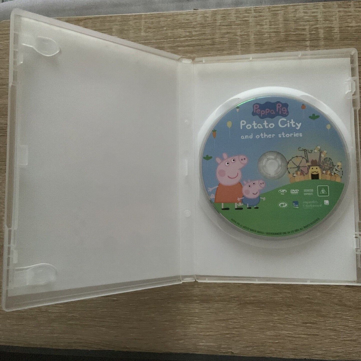 DVD PEPPA PIG POTATO CITY AND OTHER STORIES Animated 10 Fun Packed Piggy Tales