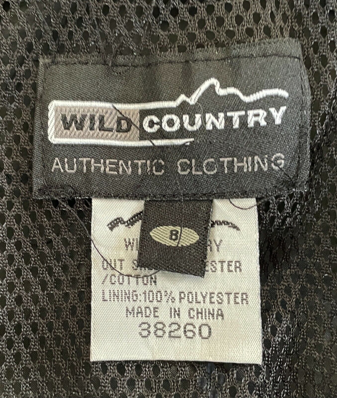 WILD COUNTRY Dressy Black Zip Stockman Style Coat Outdoor Boys Size 8 NEW