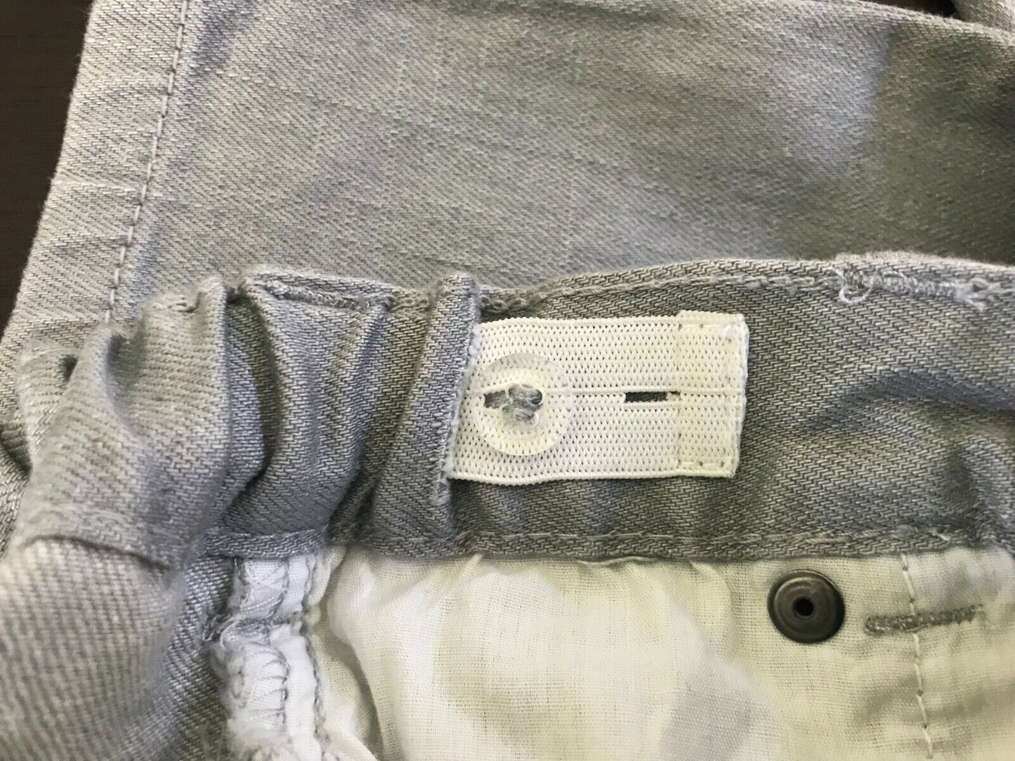 SOSOOKI Jeans Light Grey Denim Wash Jeans Pants Adjustable Waist Boys Sz 2 NEW