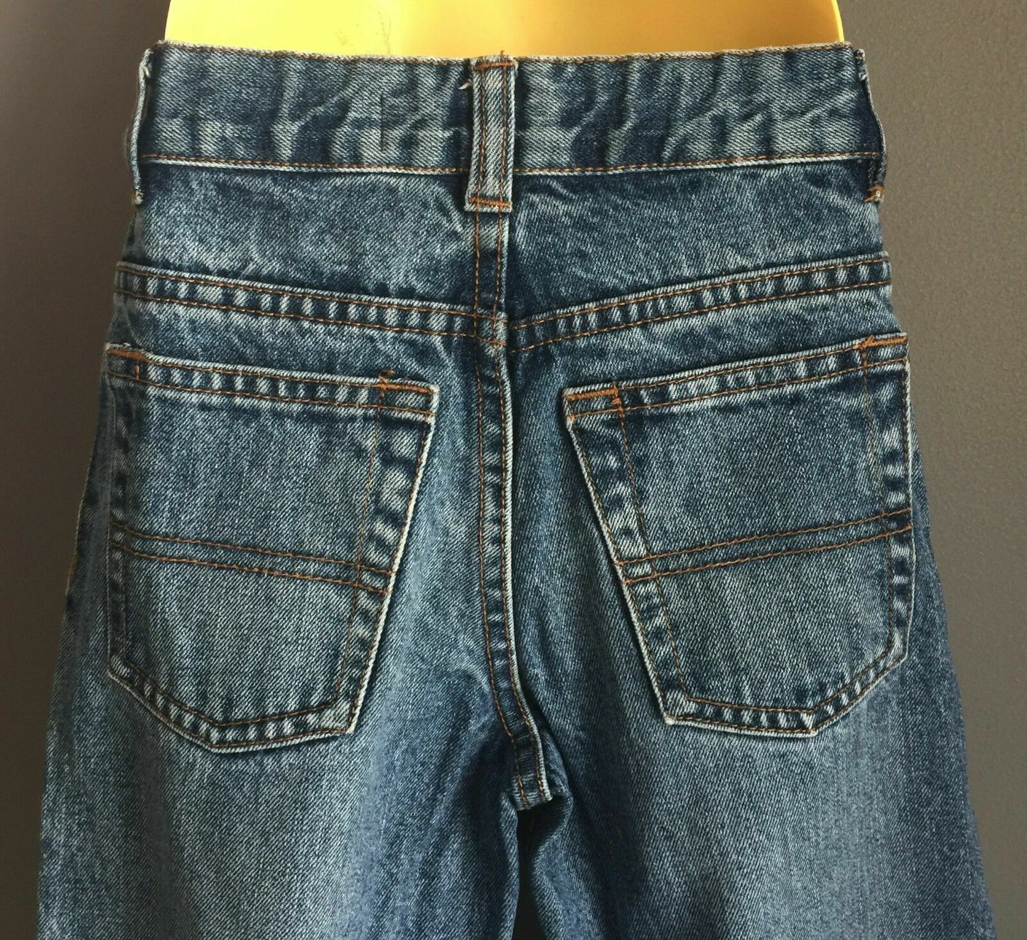 ARIZONA Relaxed Blue Denim Slim Leg Jeans w Adjustable Waist Boys Size 7 NEW