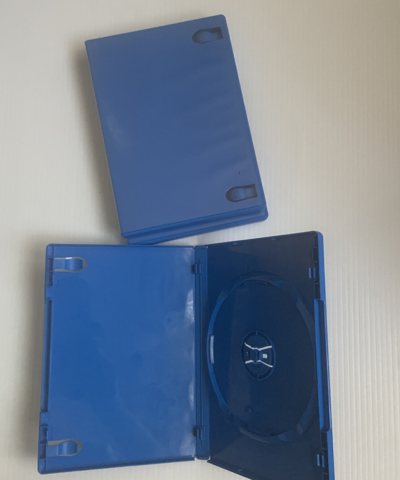 3x DVD CD Cover Case HOLDS 1 Disc & Booklet Blue 25mm Replacement Title Sleeve