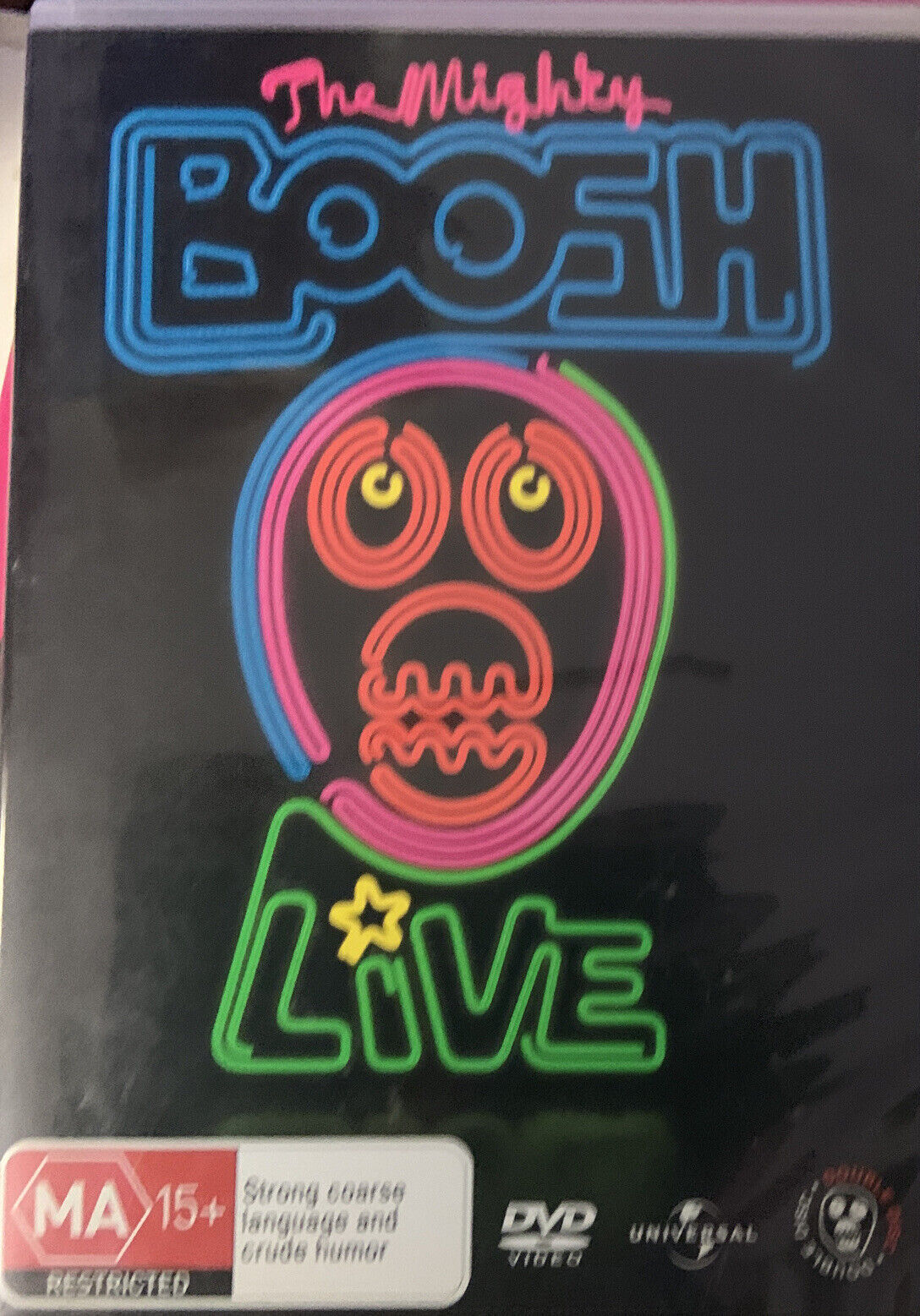 2 Disc DVD The MIGHTY BOOSH Live 2008 Extras Comedy Vince Noir Howard Moon