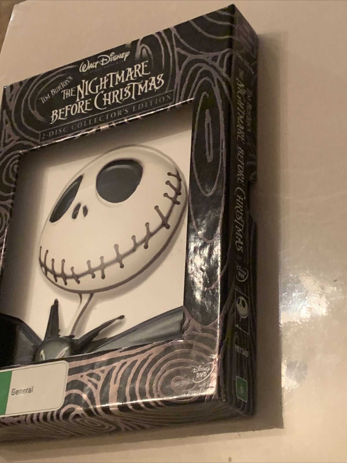 2 Disc DVD Set The Nightmare Before Christmas Tim Burton Collectors Ed R4 1993