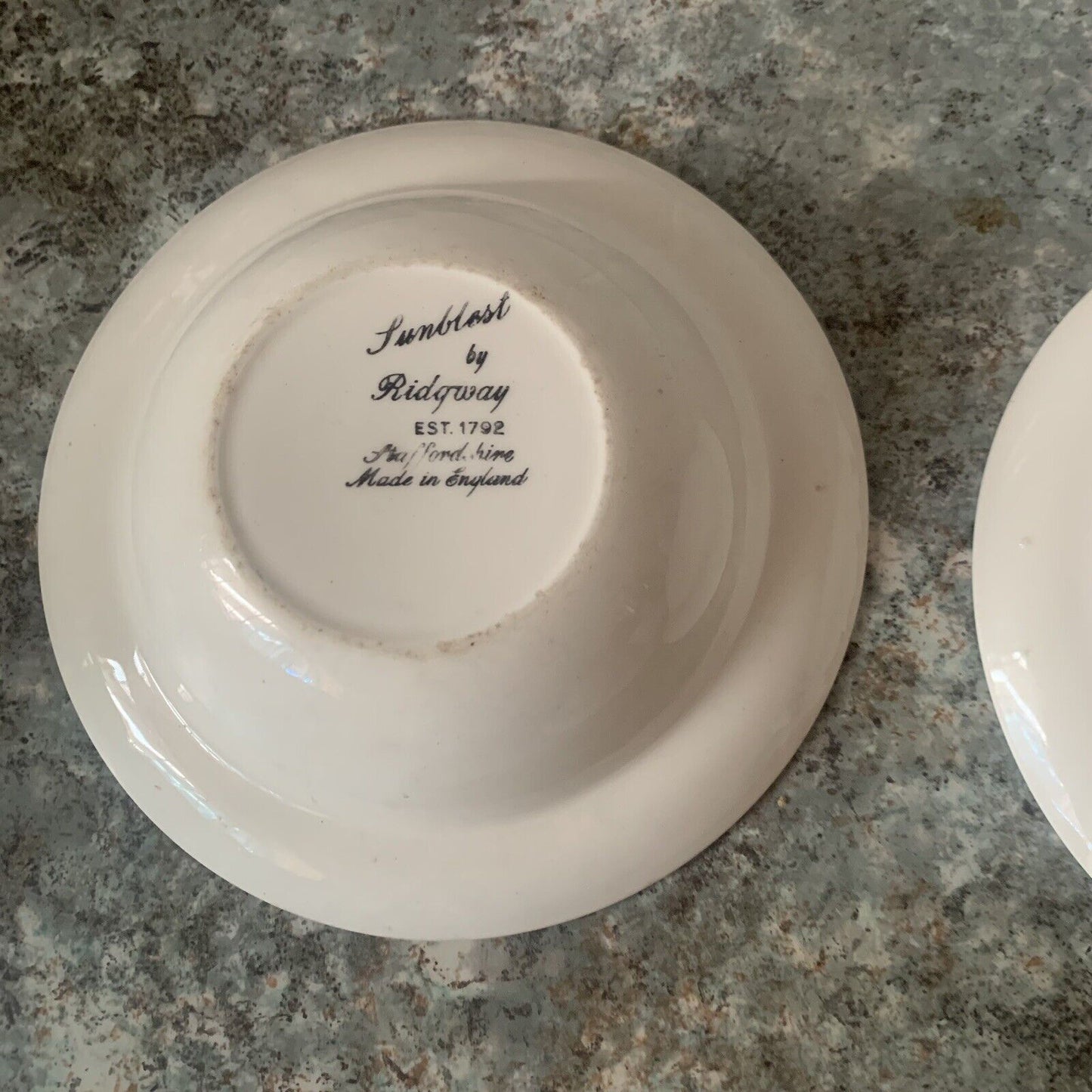5x “Sunblest” Vintage Ridgway Staffordshire Dessert Bowl Made in England