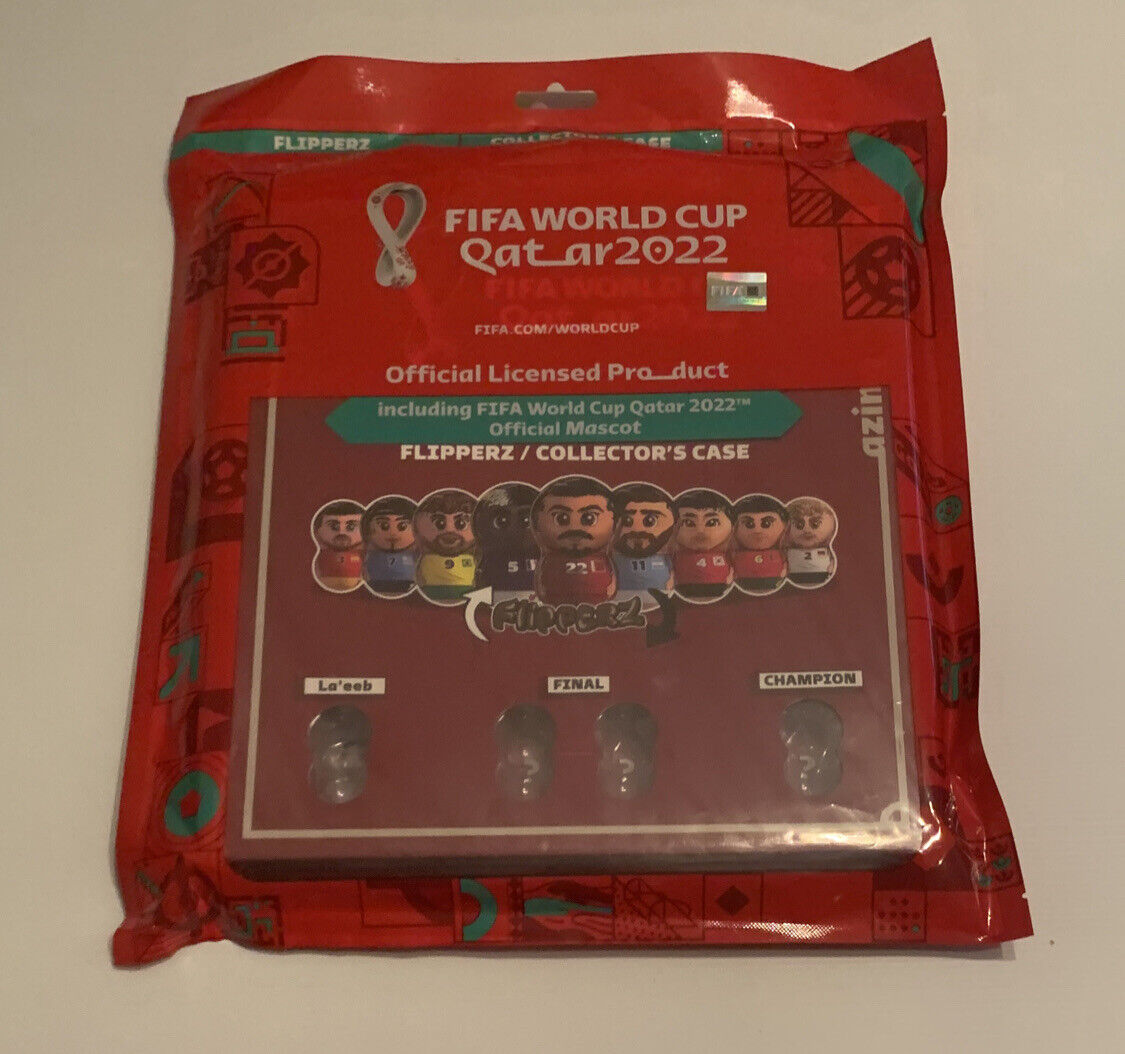 Collectors Case FIFA World Cup QATAR 2022 Flipperz Factory Sealed NEW