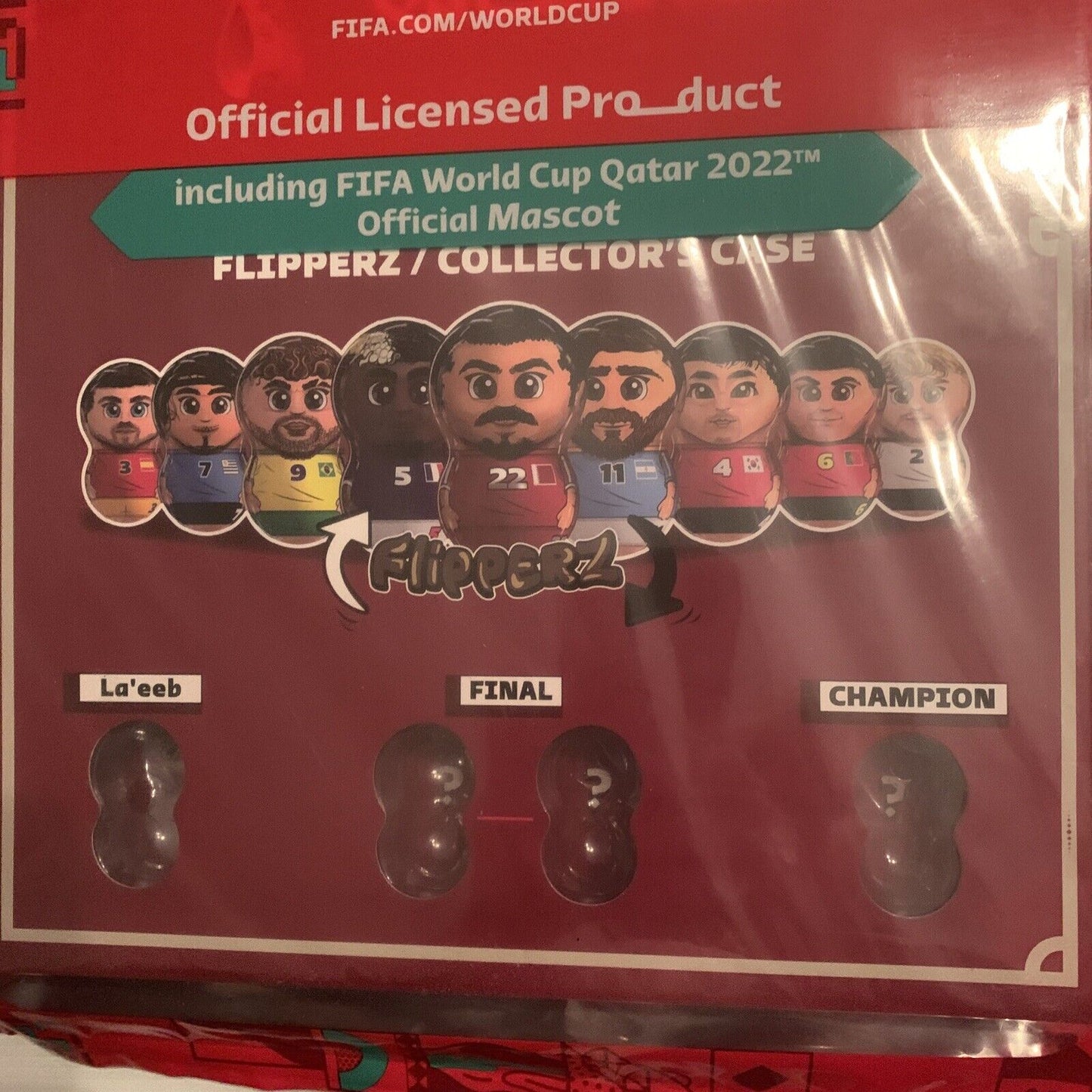 Collectors Case FIFA World Cup QATAR 2022 Flipperz Factory Sealed NEW