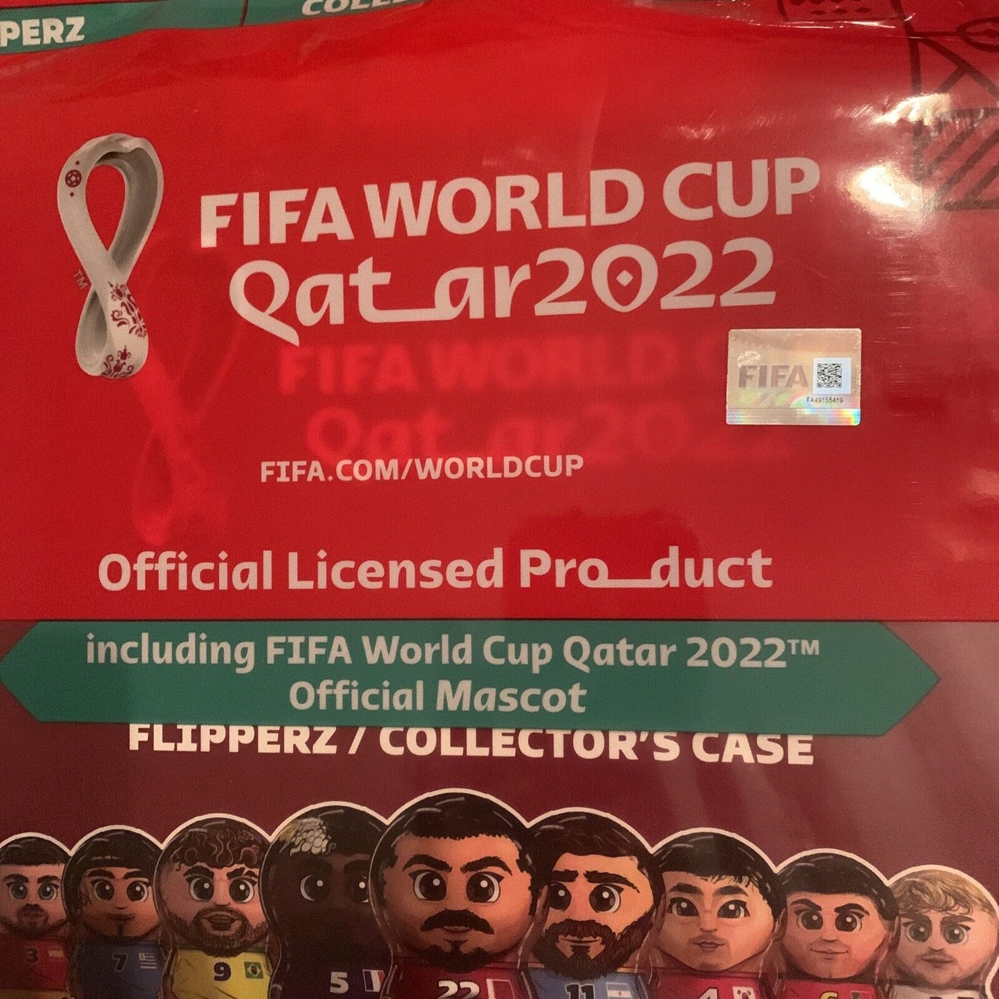 Collectors Case FIFA World Cup QATAR 2022 Flipperz Factory Sealed NEW