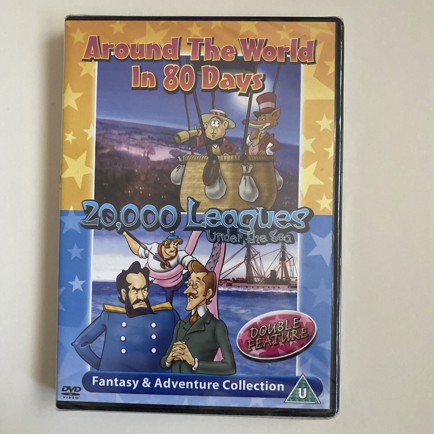DVD Around the World in 80 Days 20,000 Leagues Under The Sea Double Feature NEW