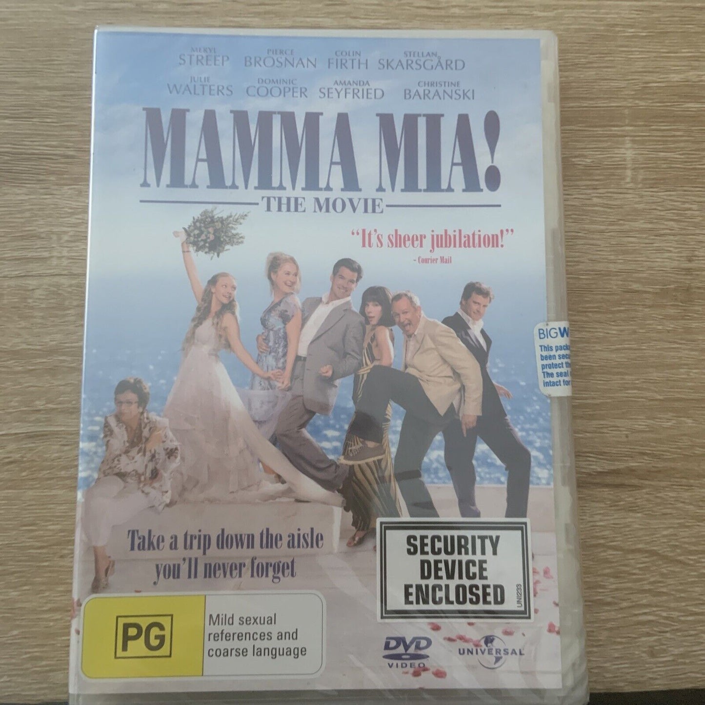 DVD MAMMA MIA! 2008 Meryl Streep Pierce Brosnan R4 Musical Movie Sealed NEW