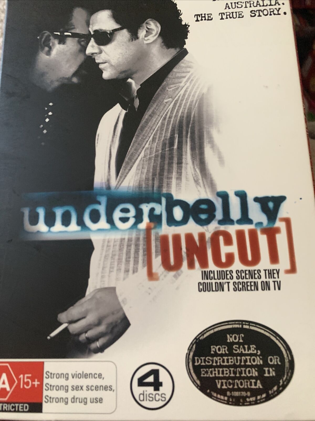 DVD UNDERBELLY UNCUT Series 1 One 2008 True Crime Aussie Film Victoria Box Set