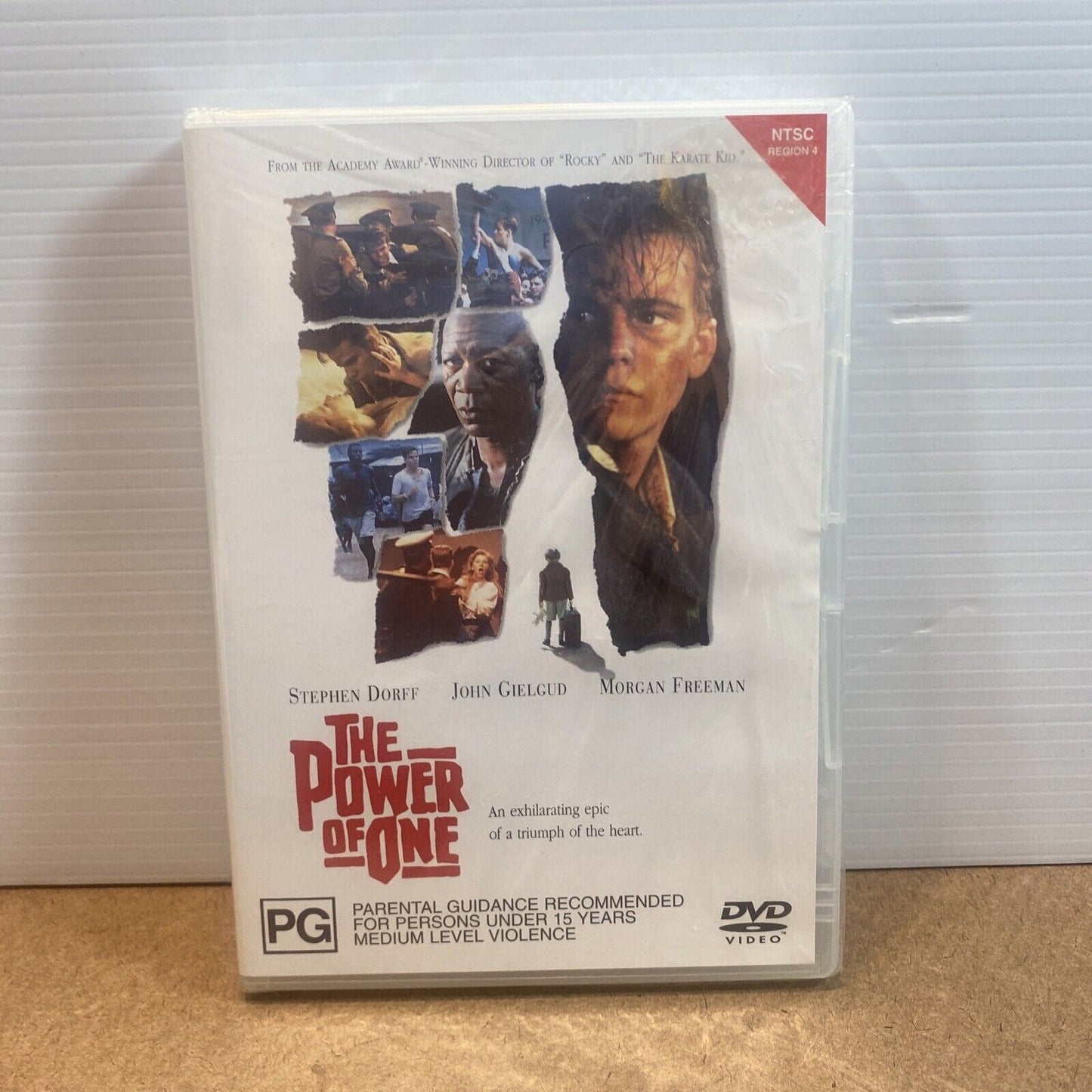 DVD THE POWER OF ONE Morgan Freeman Stephen Dorff 1992 Classic Movie Sealed NEW