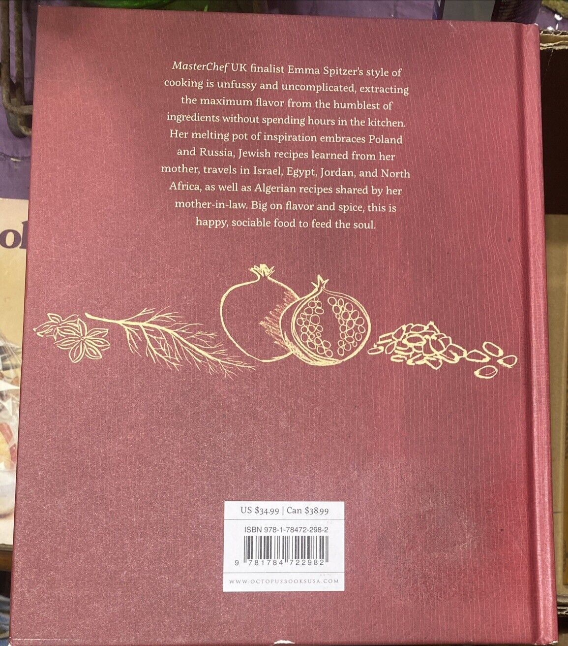 FRESS Bold Fresh Flavours from a Jewish Kitchen Emma Spitzer HC Cookbook Recipes