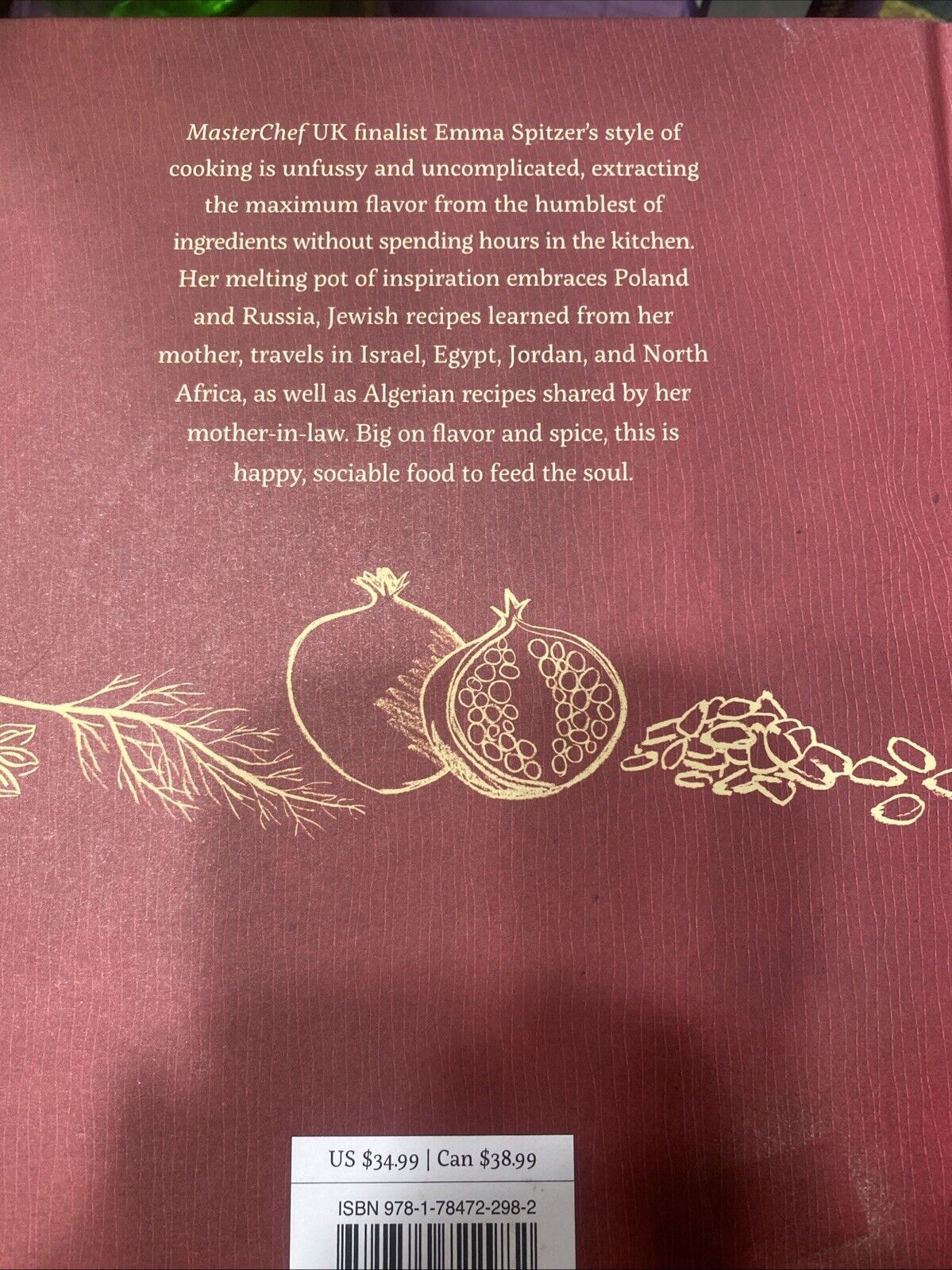 FRESS Bold Fresh Flavours from a Jewish Kitchen Emma Spitzer HC Cookbook Recipes