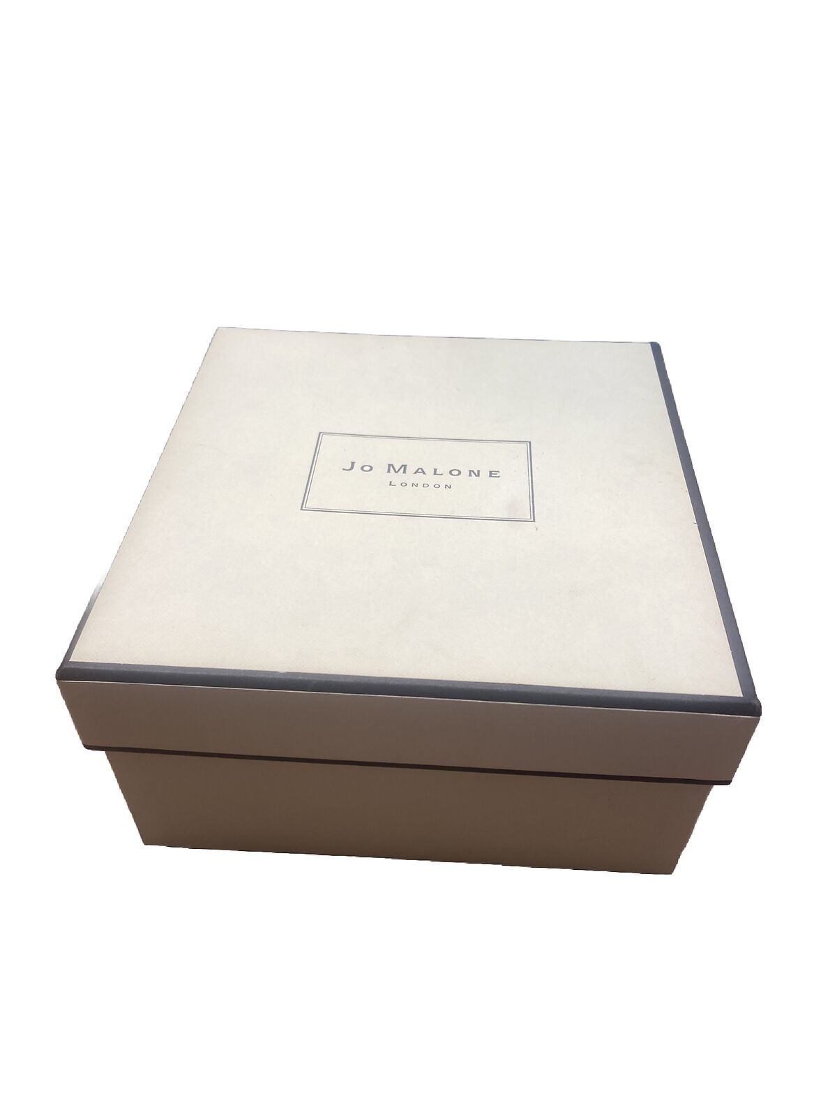 EMPTY GIFT BOX Jo Malone Logo Black Tissue and Clip 16cm 8cm