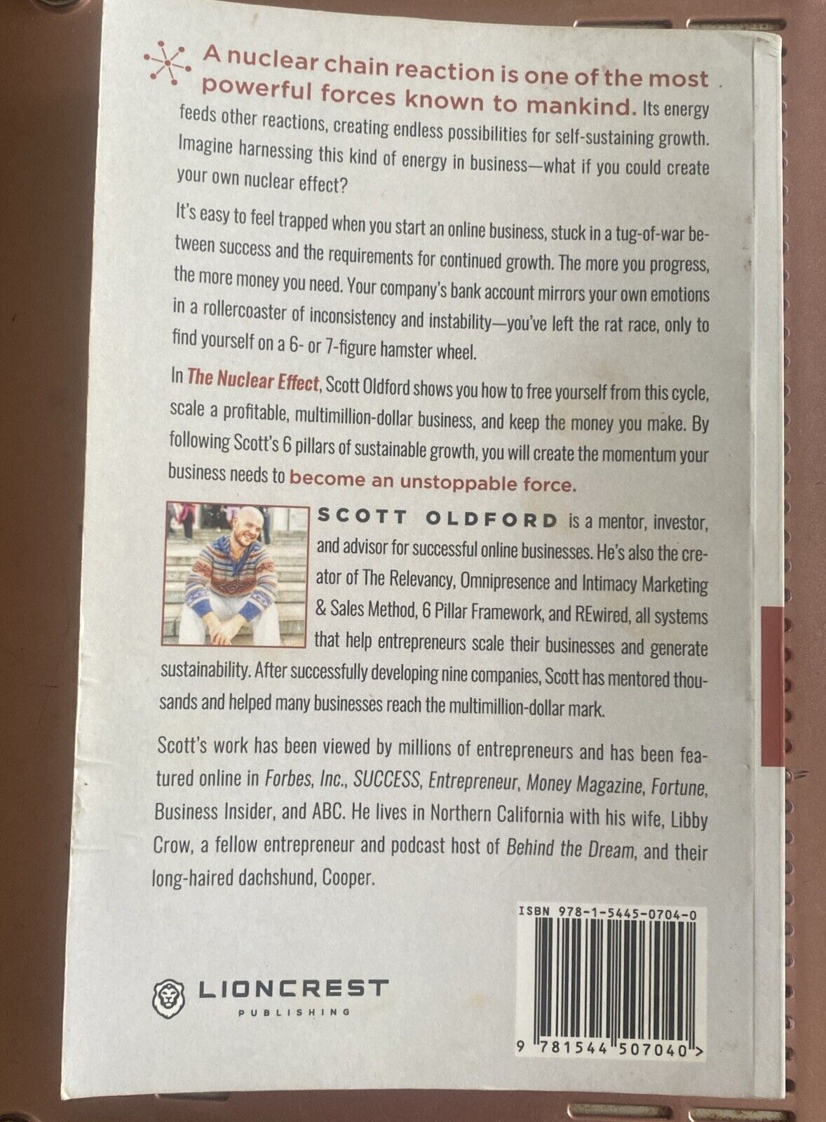 PB Book THE NUCLEAR EFFECT The 6 Pillars of Building a 7+ Figure Online Business