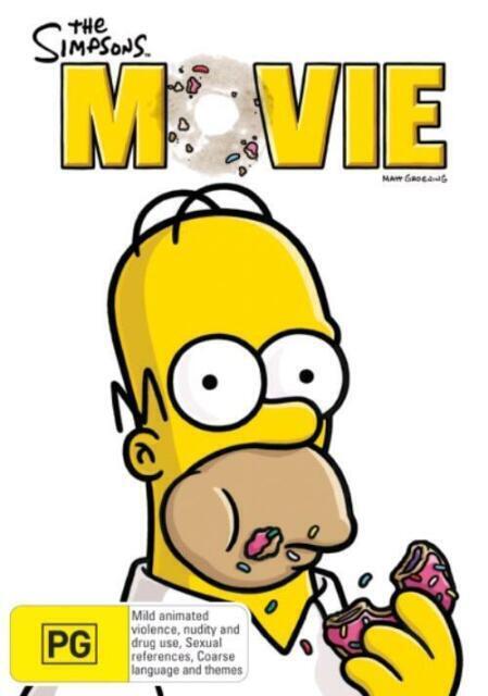 Replacement EMPTY DVD CASE for The SIMPSONS Movie 2007 NO DISC
