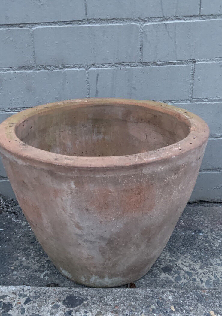 Vintage Terracotta Clay Garden Pot Chunky 29x36cm Planter Urn Leichhardt 2040