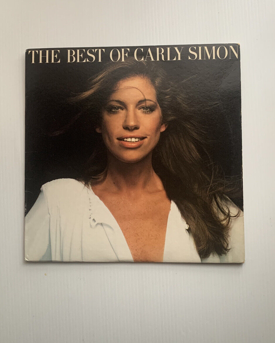 Vinyl LP BEST OF CARLY SIMON USA Record Elektra 1975 Sleeve Lyrics 1970 1975