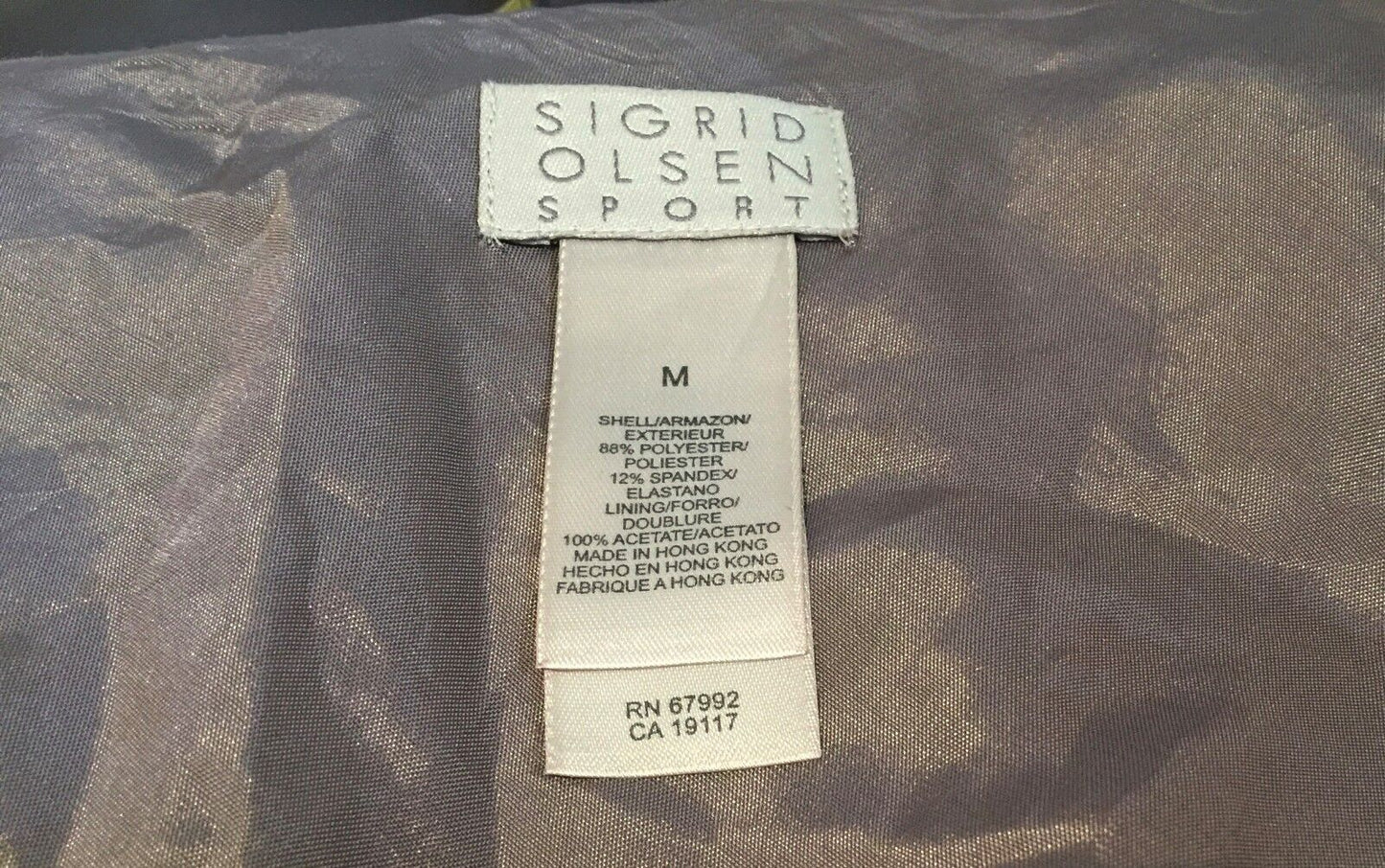 SIGRID OLSEN SPORT A Line Skirt Brown Suede Look & Feel Ladies Size 12