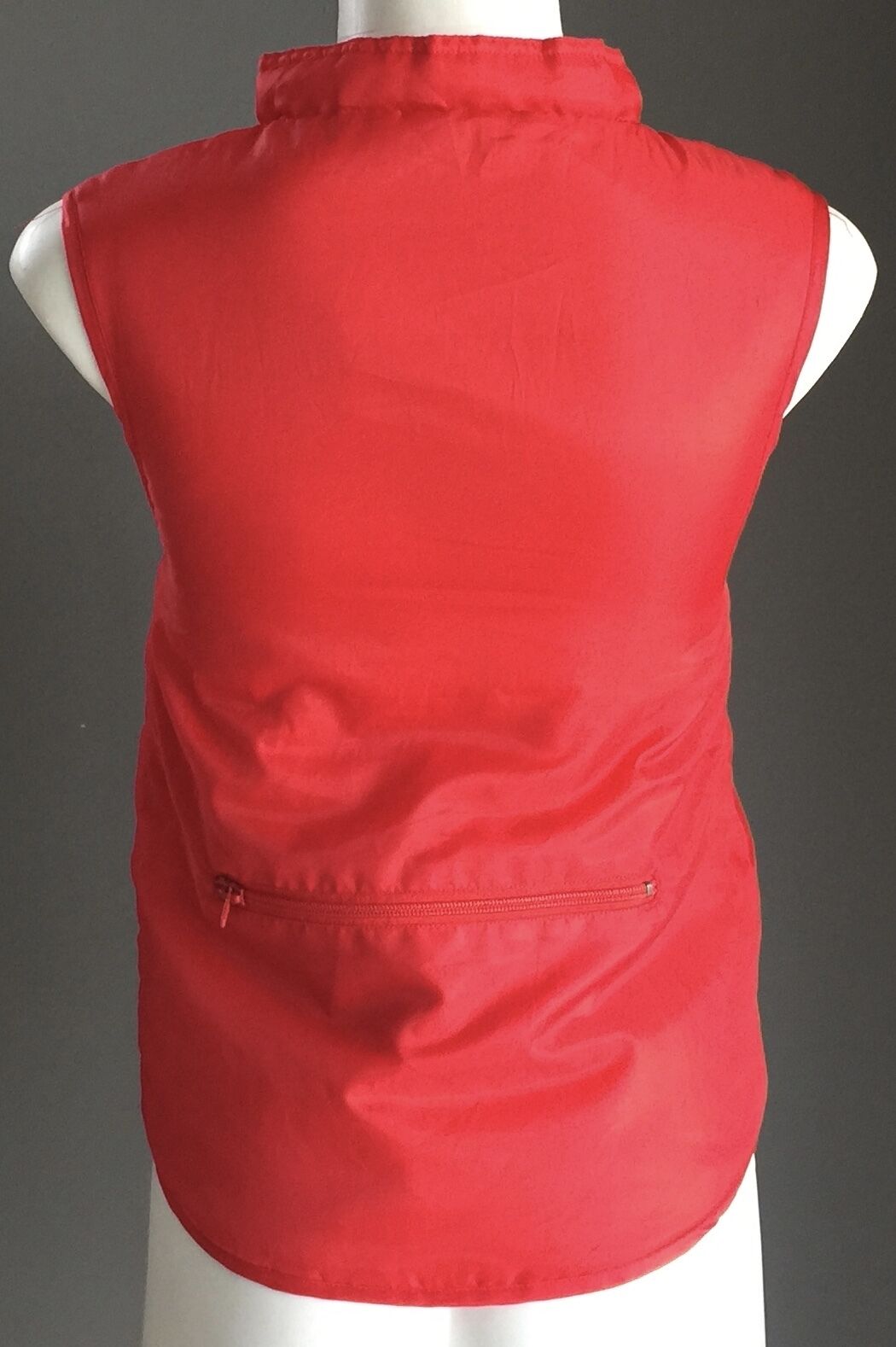 OLD GARAGE Puffer Vest Red Sleeveless Winter Warm Quilted Ladies Size XS 8 NEW