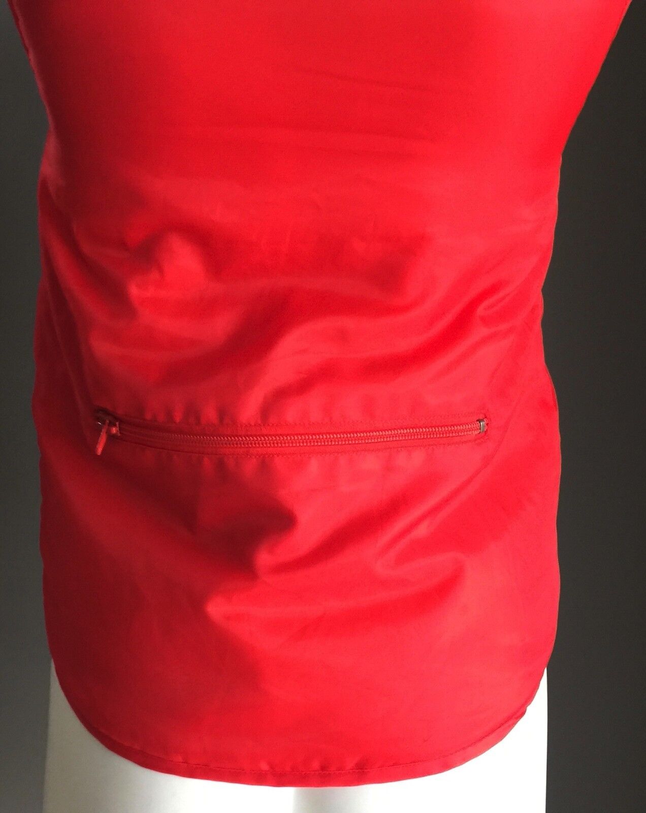 OLD GARAGE Puffer Vest Red Sleeveless Winter Warm Quilted Ladies Size XS 8 NEW