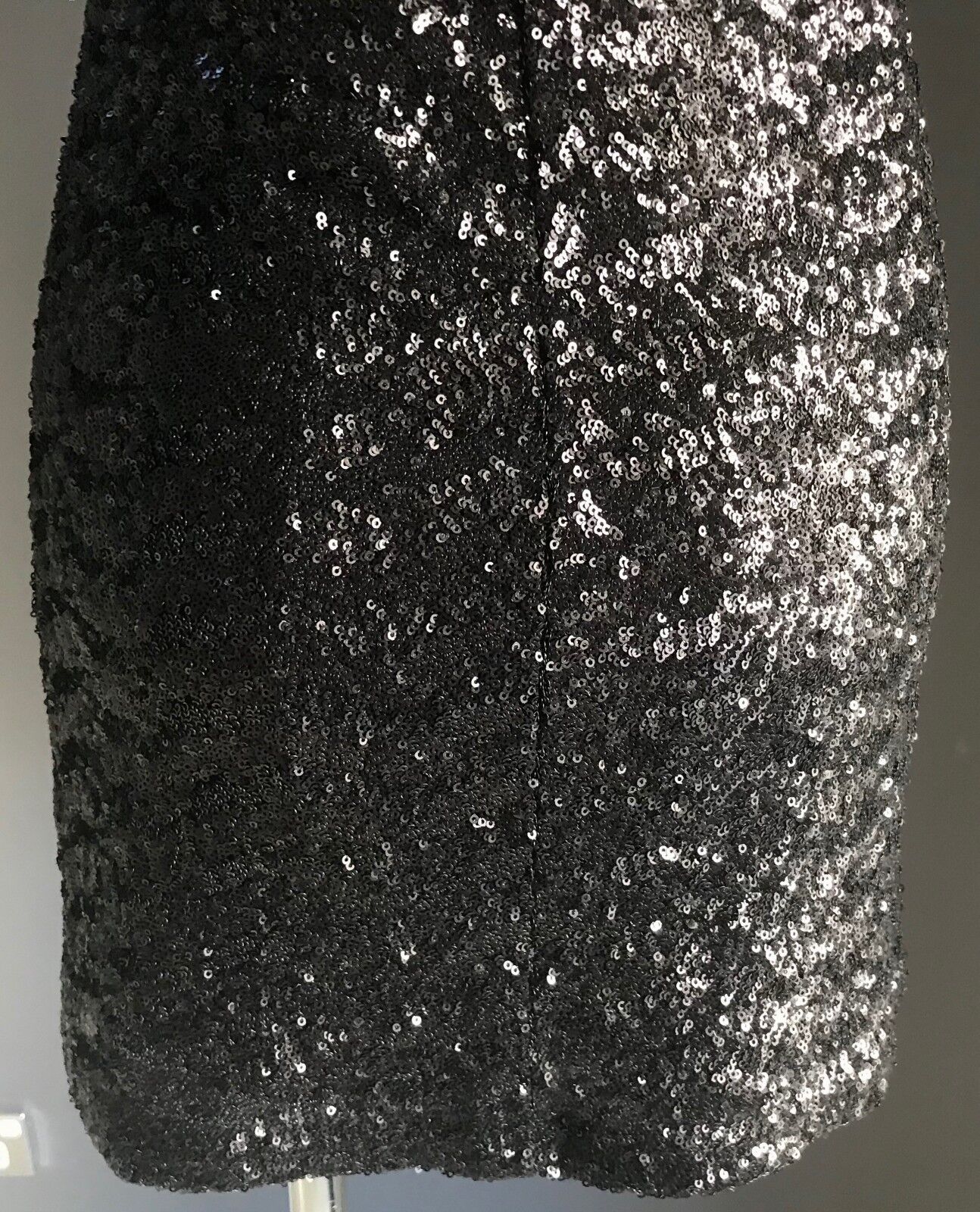 MINKPINK Dress Mini Black Sequin Sleeveless Stretch Ladies Size XS 8 10