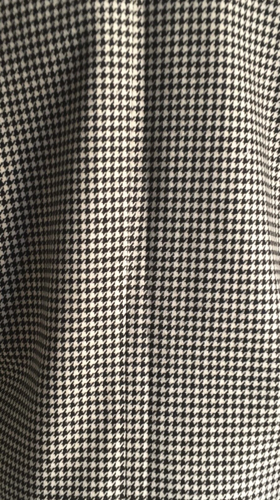 1990's Houndstooth Jacket Hand Made Ladies Black & White Blazer Size 12 - 16