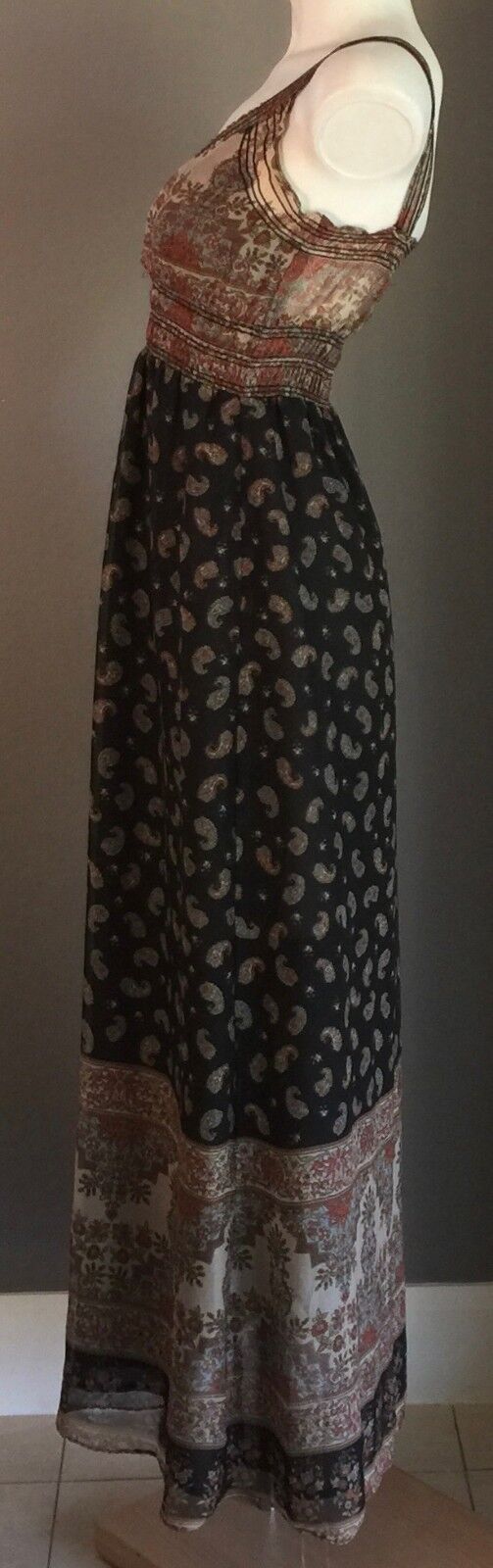 Maxi Dress DON'T ASK AMANDA MultiColoured & Print Ladies Size S 8 Gorgeous