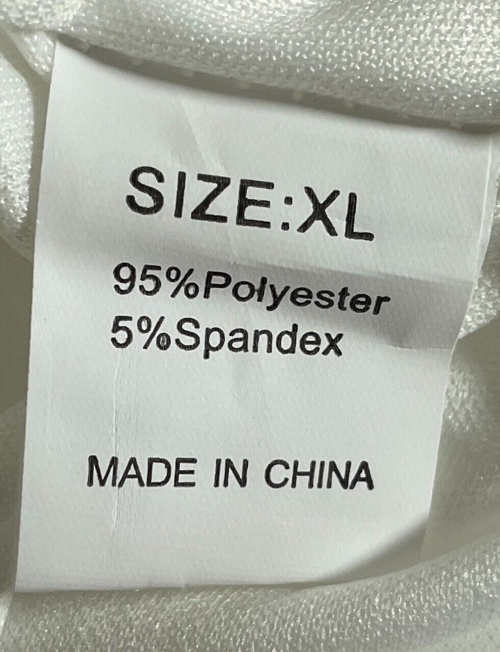 Maxi Dress White Embroidery Mesh Net V-Neck Lined Size XL 12 14 Elastic Waist
