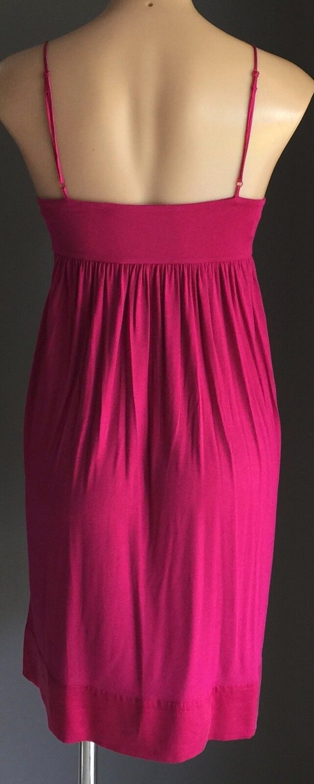 SPORTSGIRL Dress Hot Pink Empire Waist Baby Doll Style Frock Ladies Size XS 10
