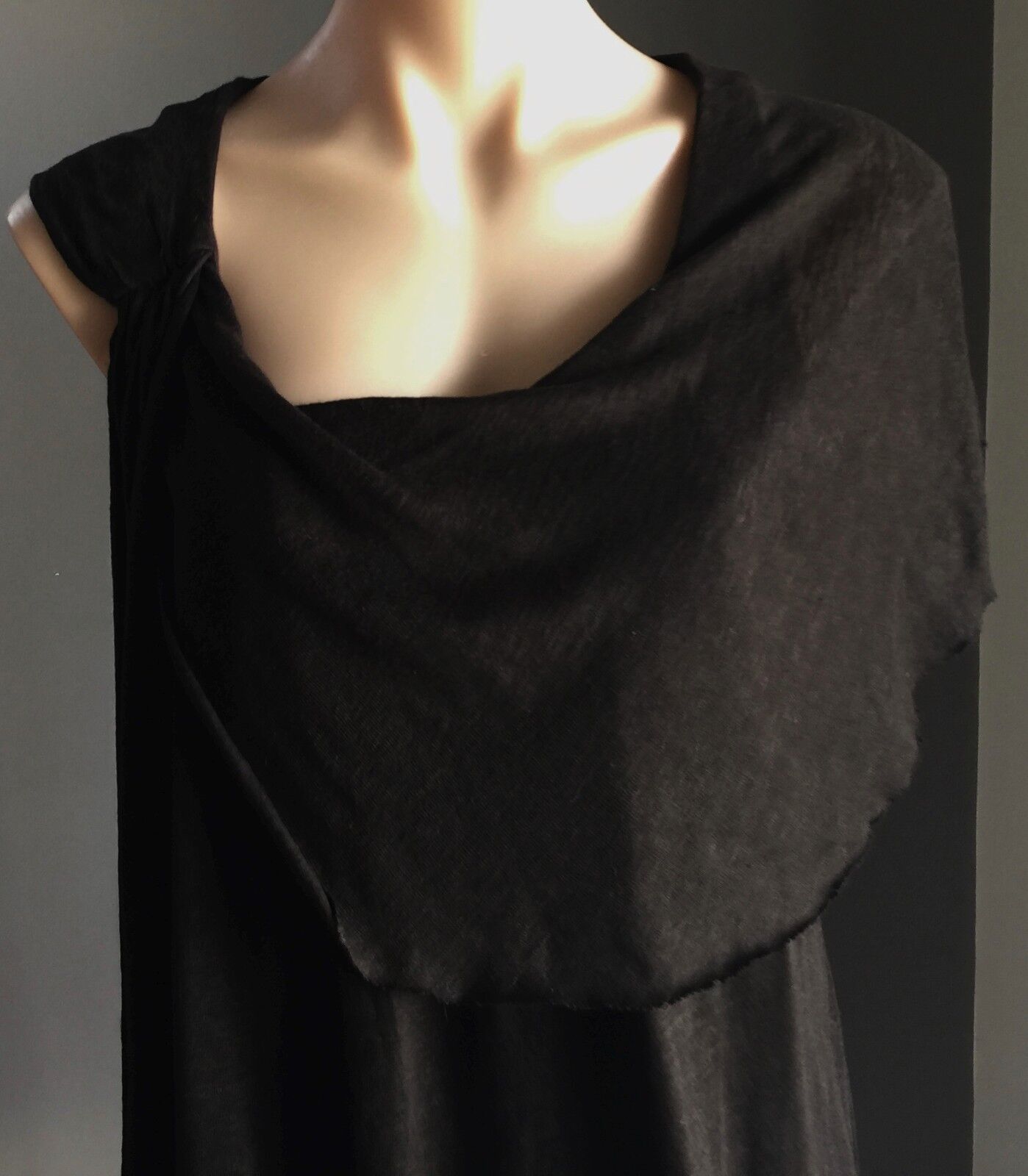 SEED FEMME Dress Top Black Bubble Hem Dress Tunic Top Ladies Size M 12