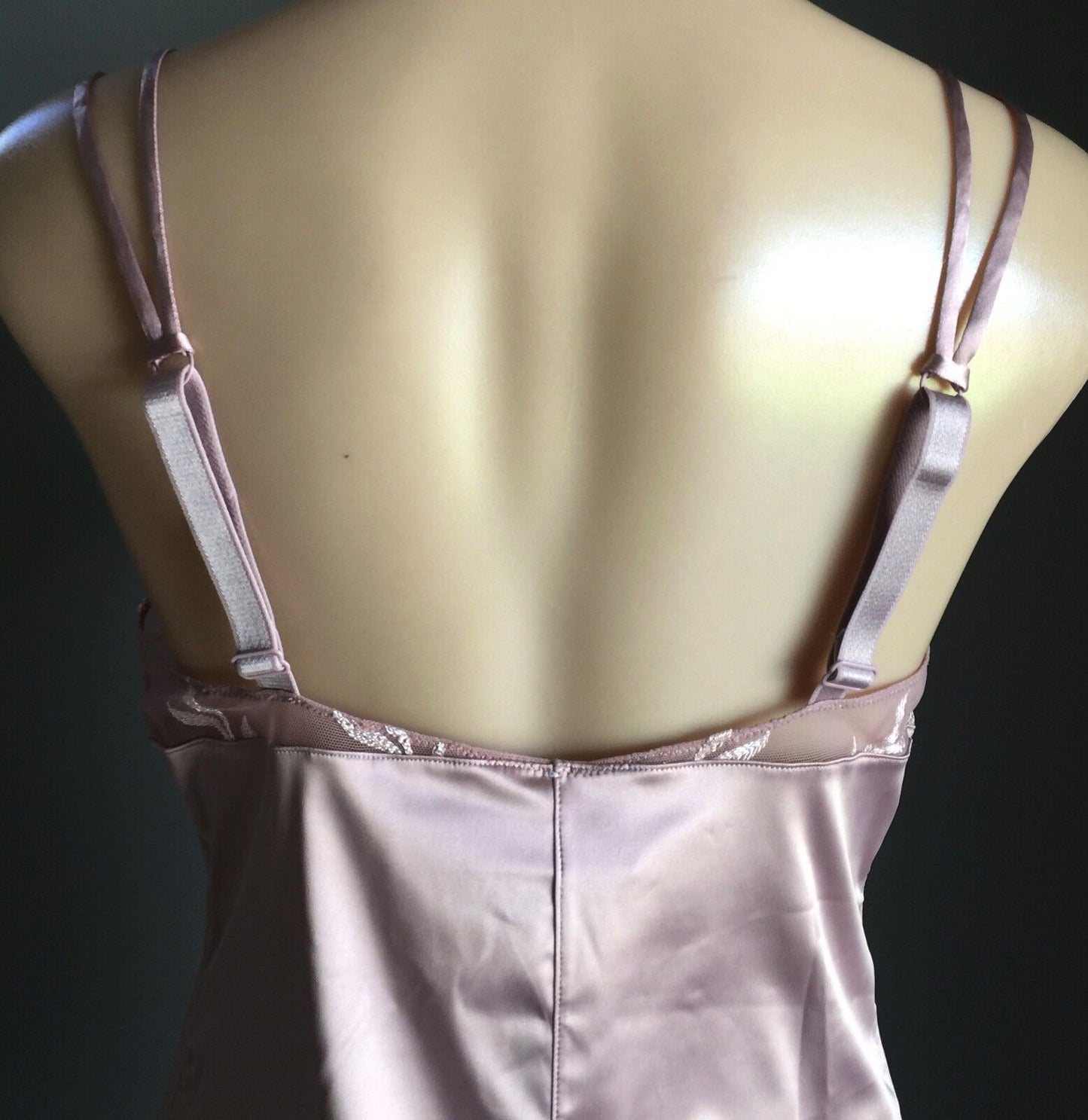LOUISA BRACQ Paris "Astree Bois De Rose" Chemise Nightie Size 10 Lingerie NEW
