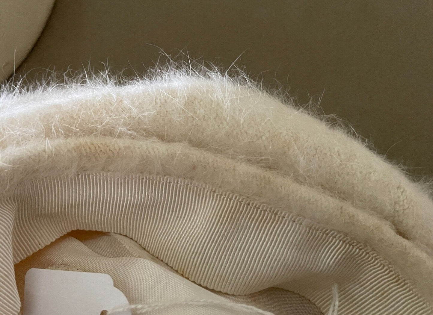 Vintage Beret DAVID JONES French Style Cream Hat Cap Ladies Size 54cm