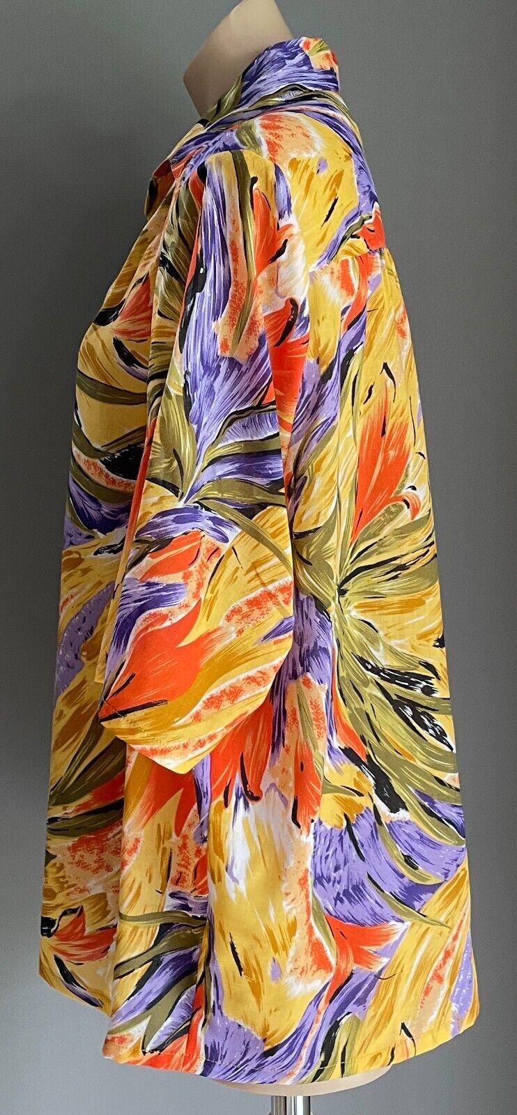 EXCEPTIONAL Top Multicoloured Floral Print Button Front Blouse Plus Size 20